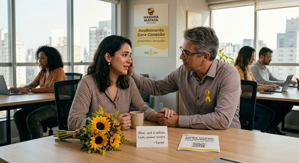 Setembro Amarelo amplia debate sobre saúde mental nas empresas