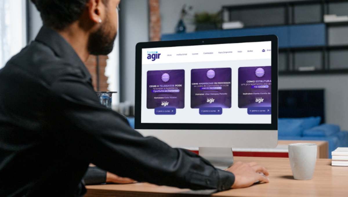 Ensino Agir oferece cursos gratuitos online nas áreas de gestão e saúde
