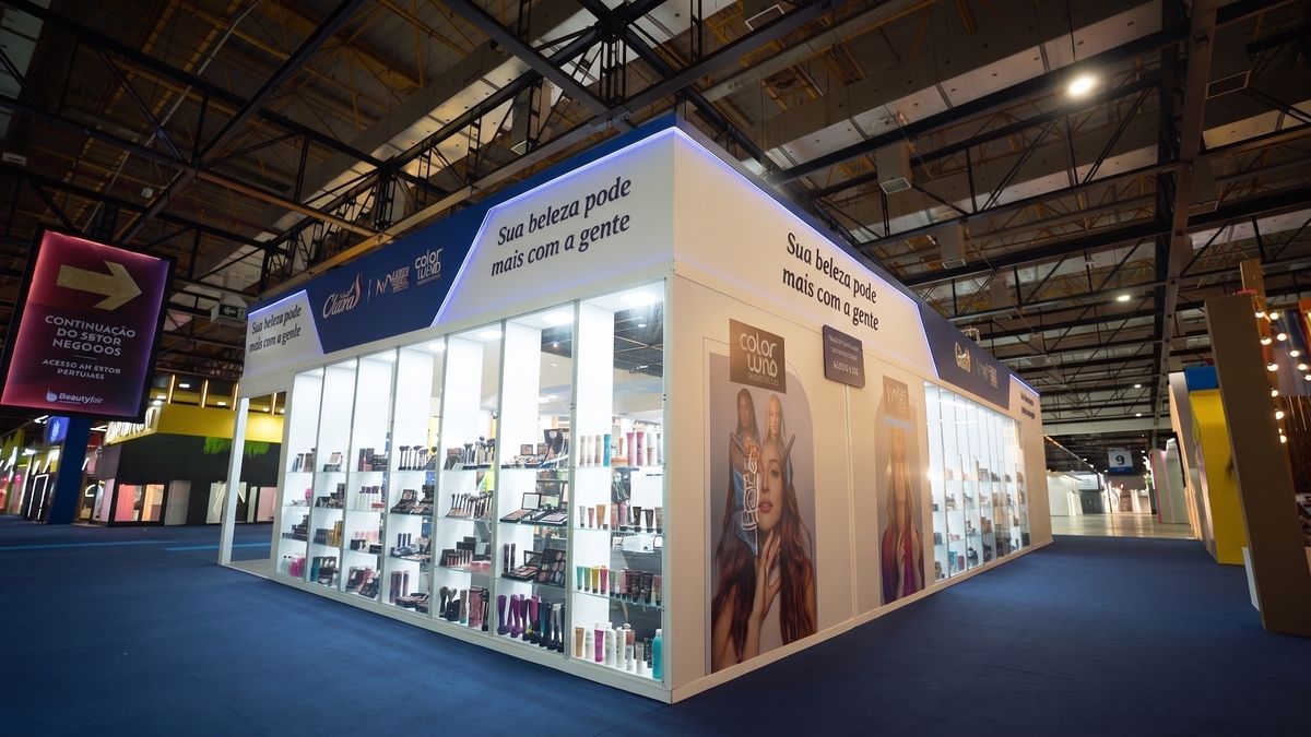 Fachada estande da Santa Clara na Beauty Fair 2026